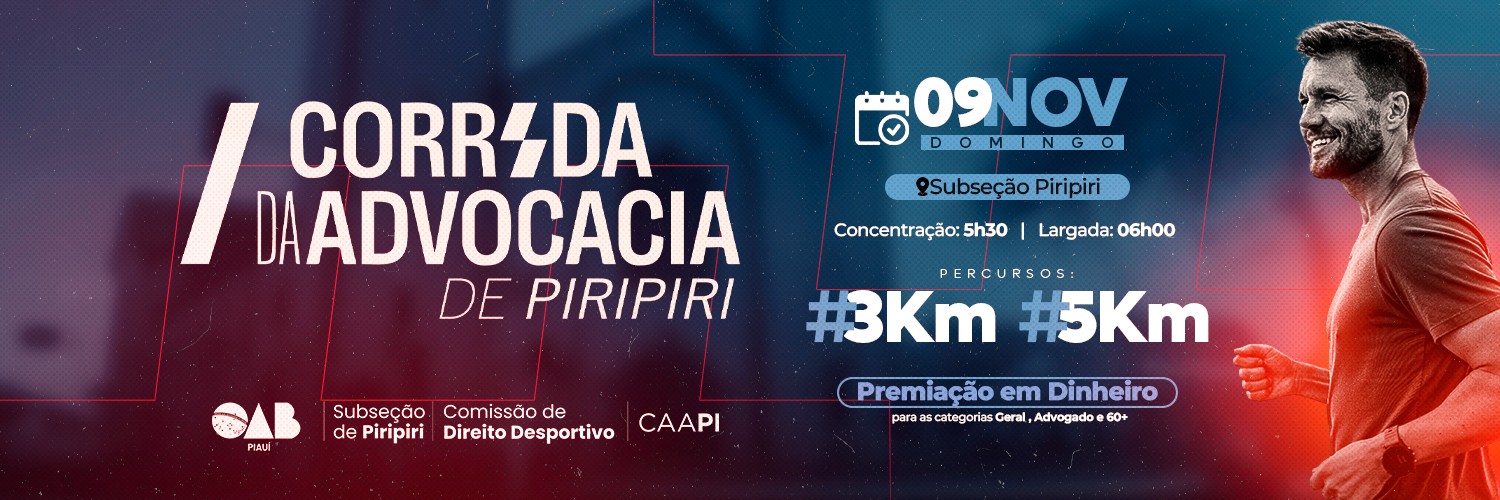CORRIDA DA ADVOCACIA PIRIPIRI
